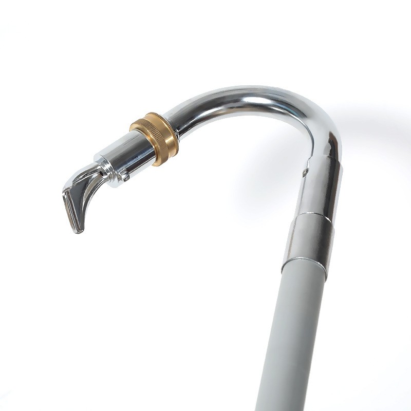 Очиститель желоба с телескопическим полюсом